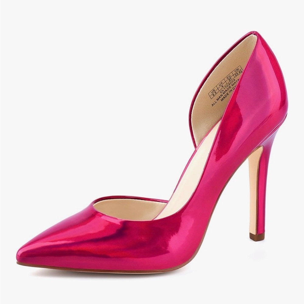 Jenn Ardor Shiny Pink Heels